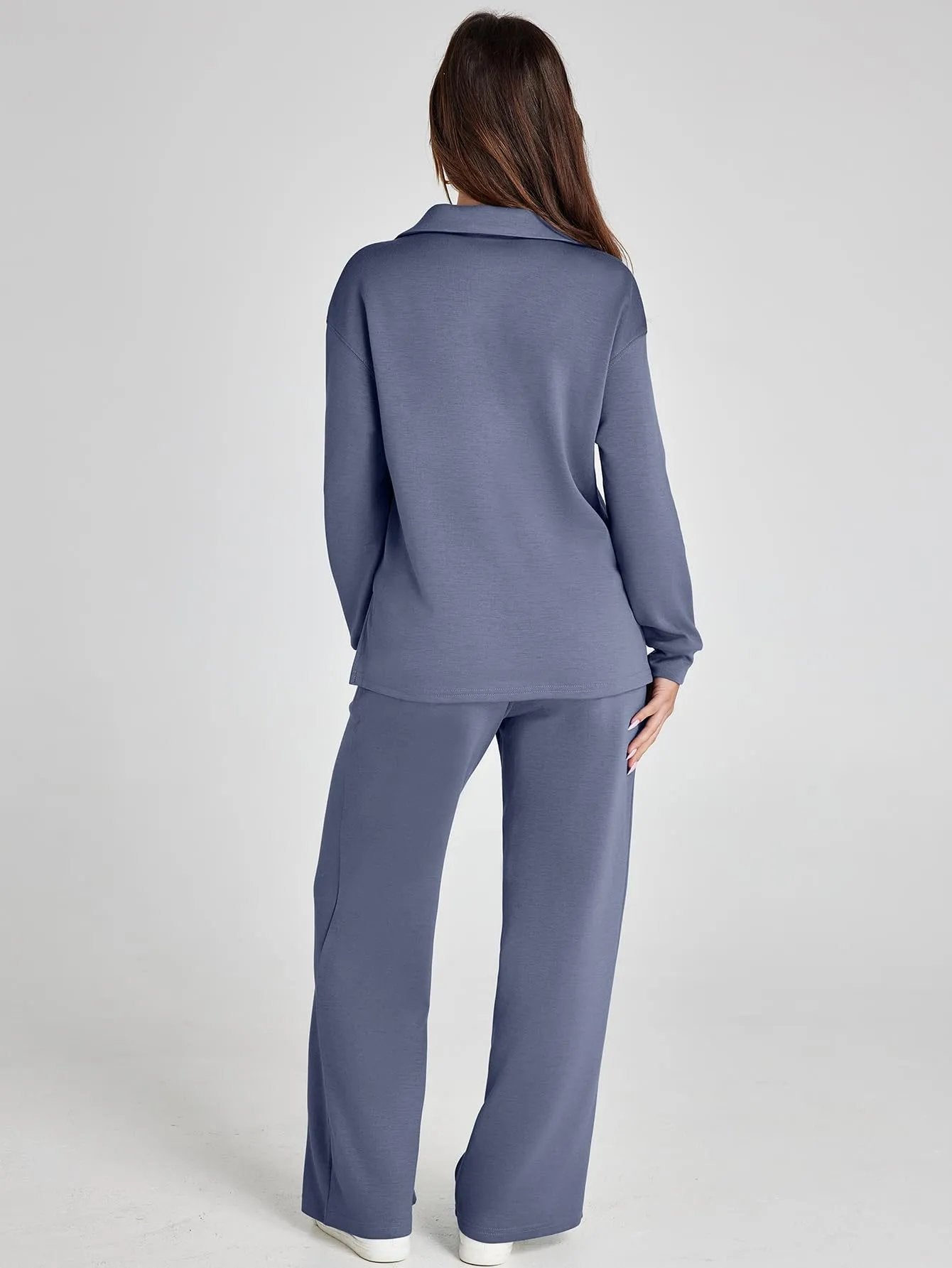 Damen Zweiteiler Set Langarm Hose Freizeit Outfit product image 35