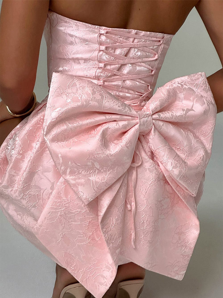 Fianna | Jacquard-Knoten-Minikleid