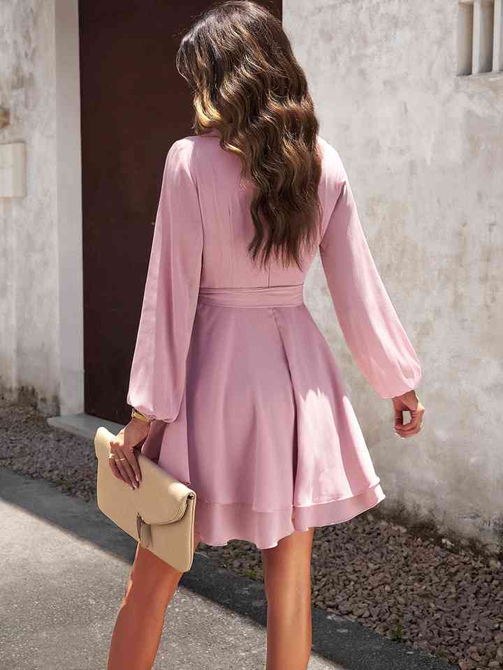 Giselda | Feminines Wickelkleid mit Volants