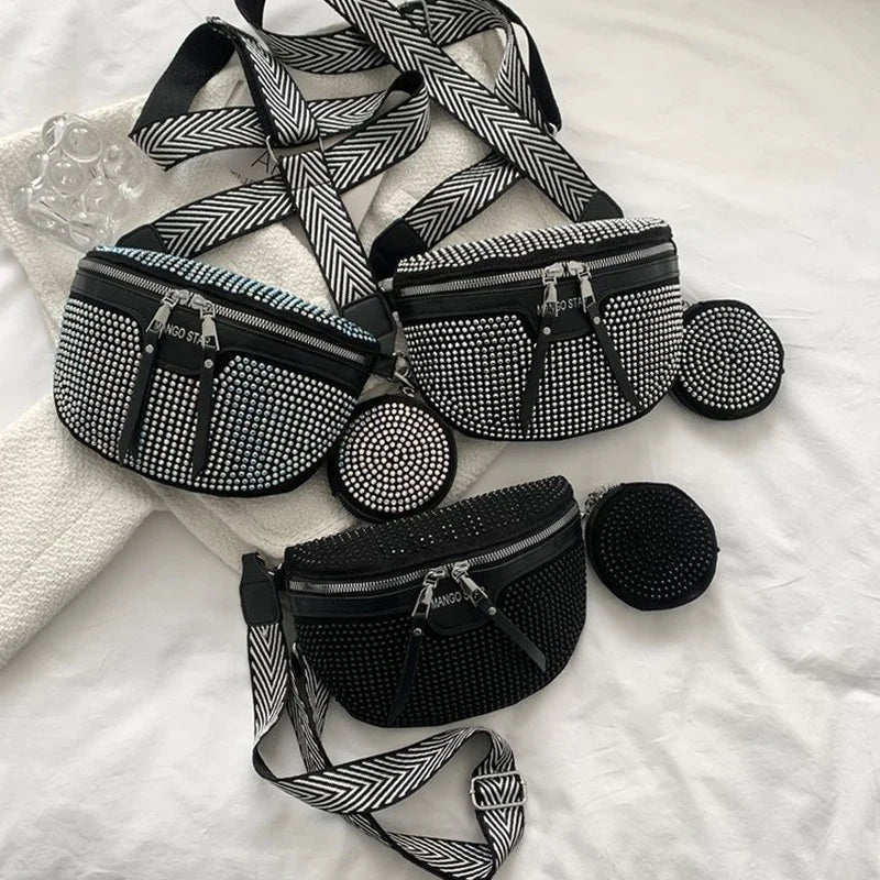 Elanna | Strass Umhängetasche