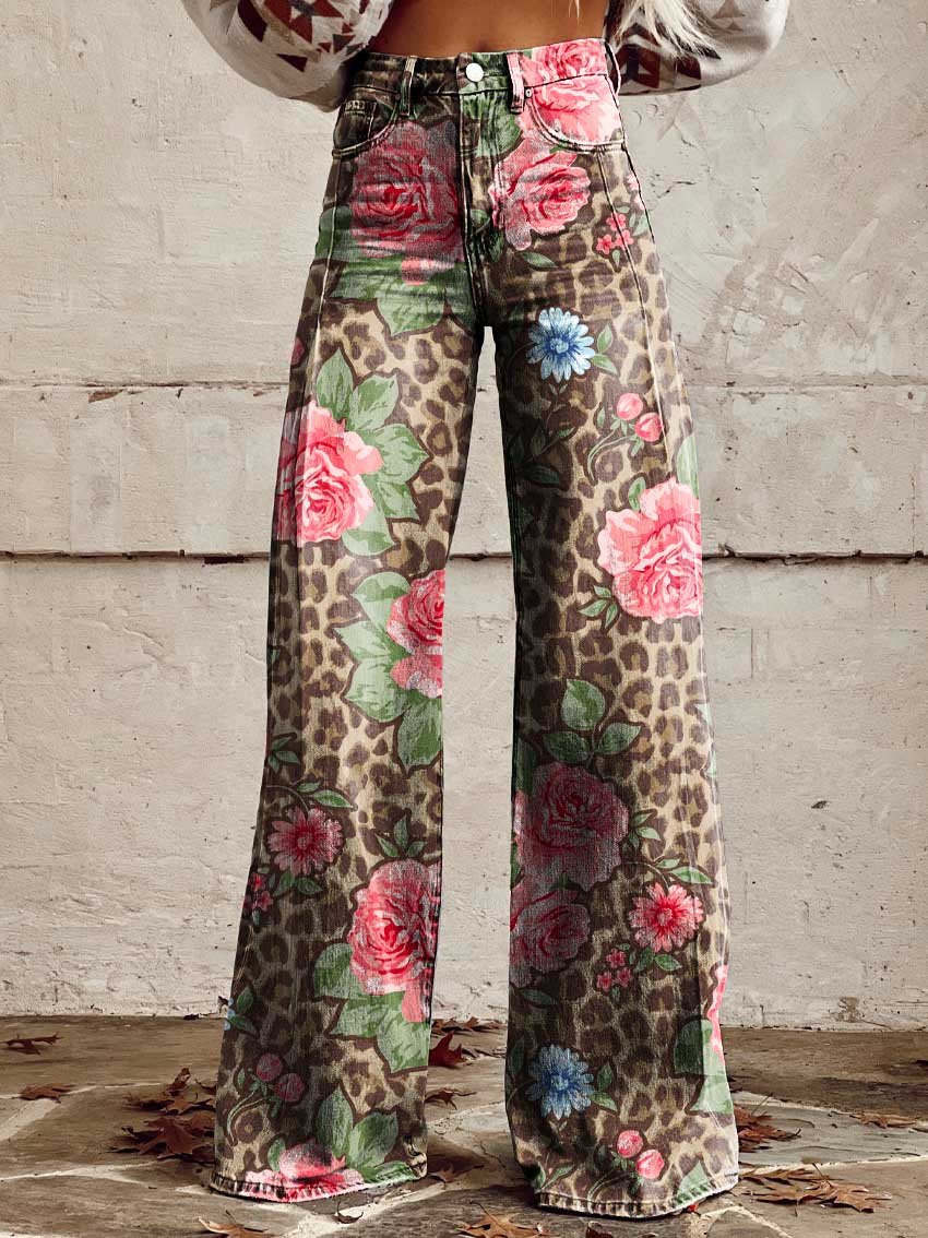 Fiorella | Bunte Vintage-Hosen für Frauen