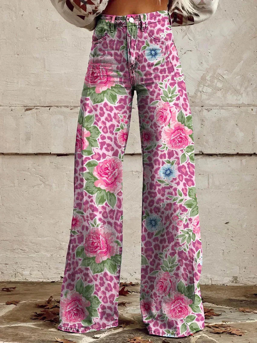 Fiorella | Bunte Vintage-Hosen für Frauen