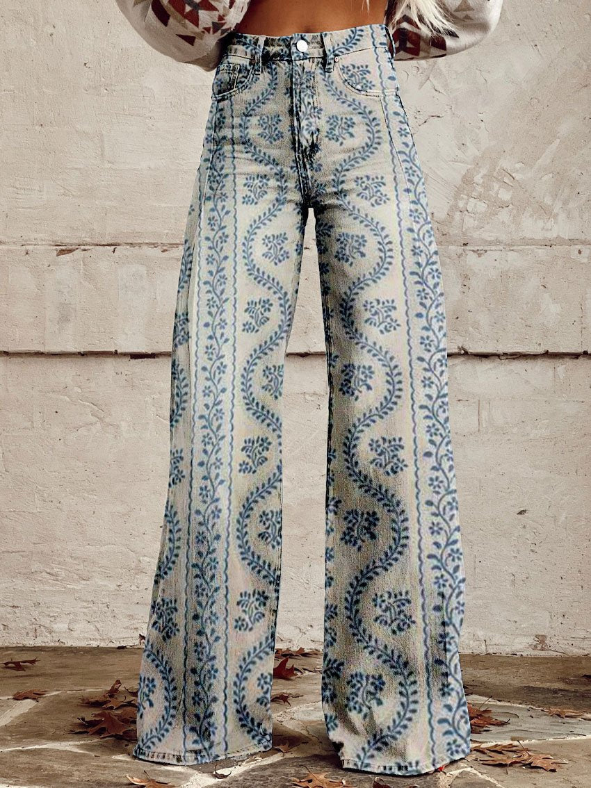 Fiorella | Bunte Vintage-Hosen für Frauen