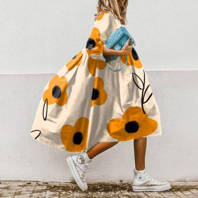 Elixane | Luftiges buntes Sommerkleid