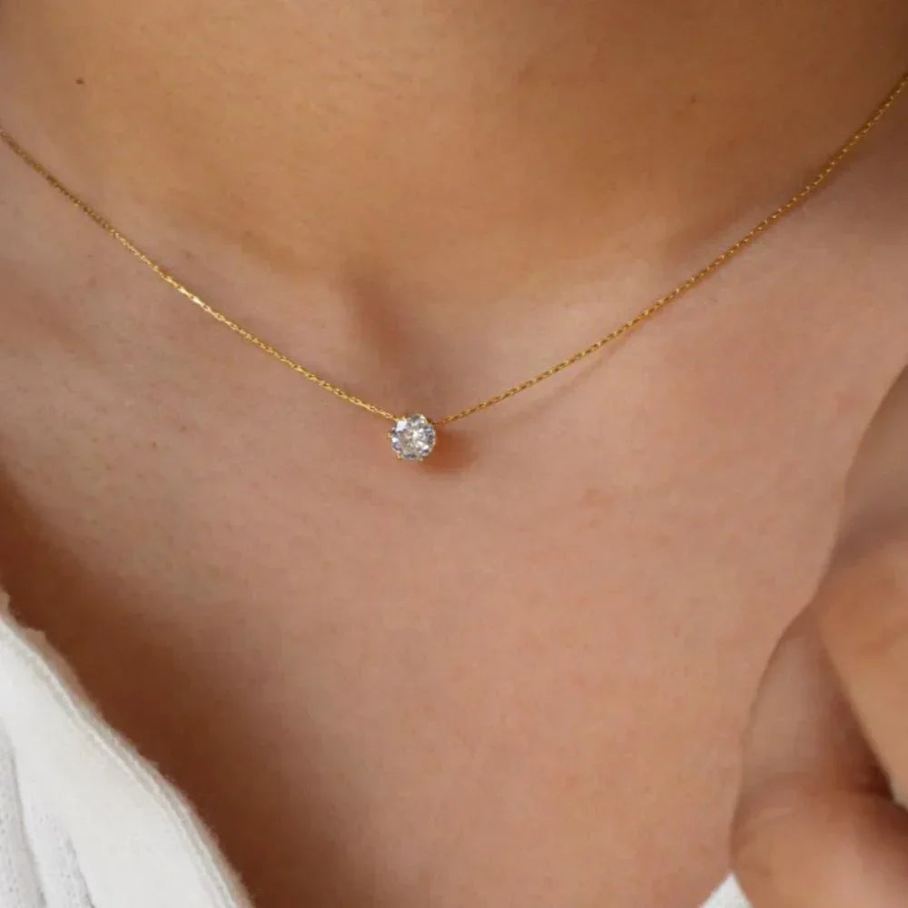 Glamour Chique Minimalistische Halskette für Damen