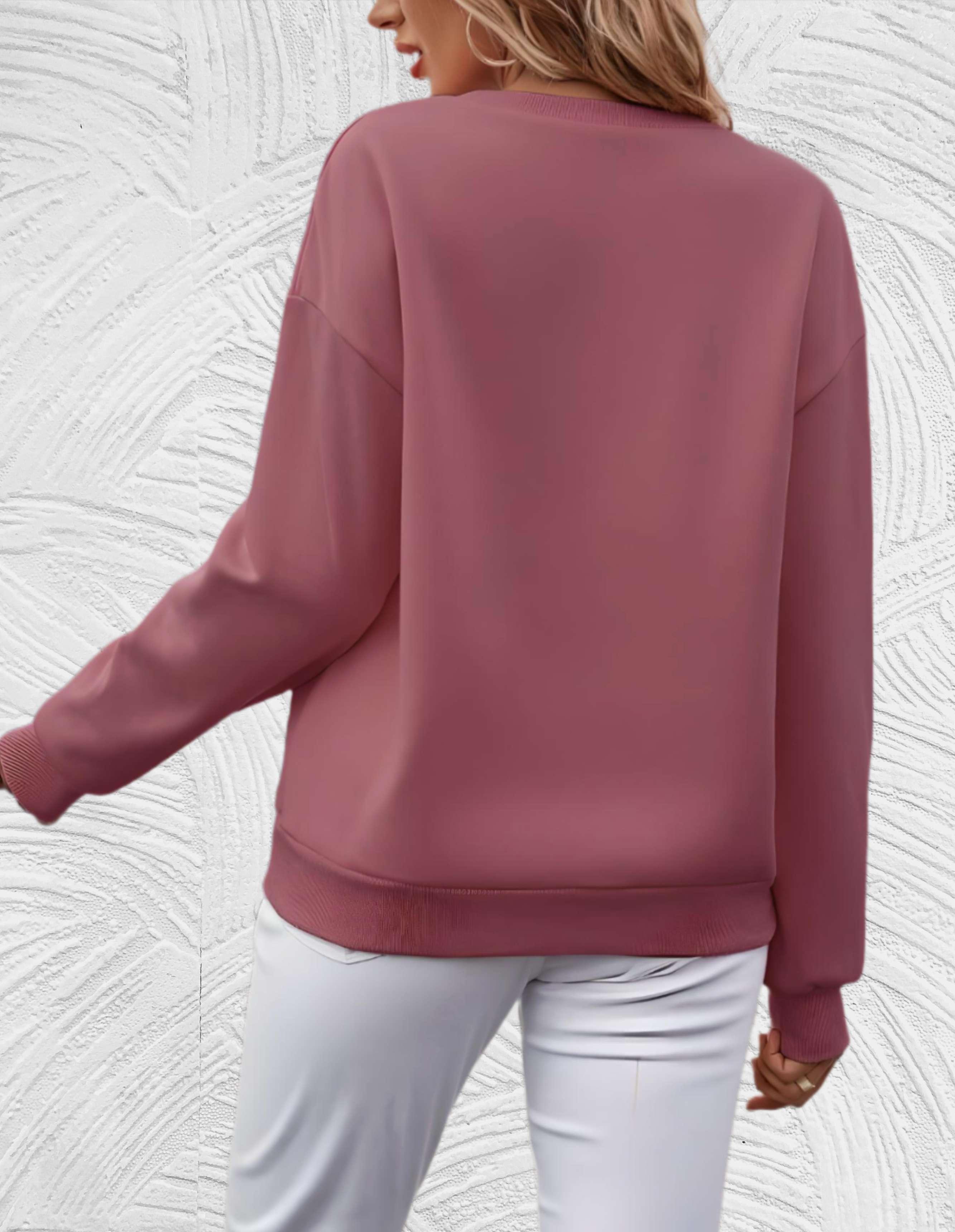 Charis | Oversized-Pullover mit Rundhalsausschnitt