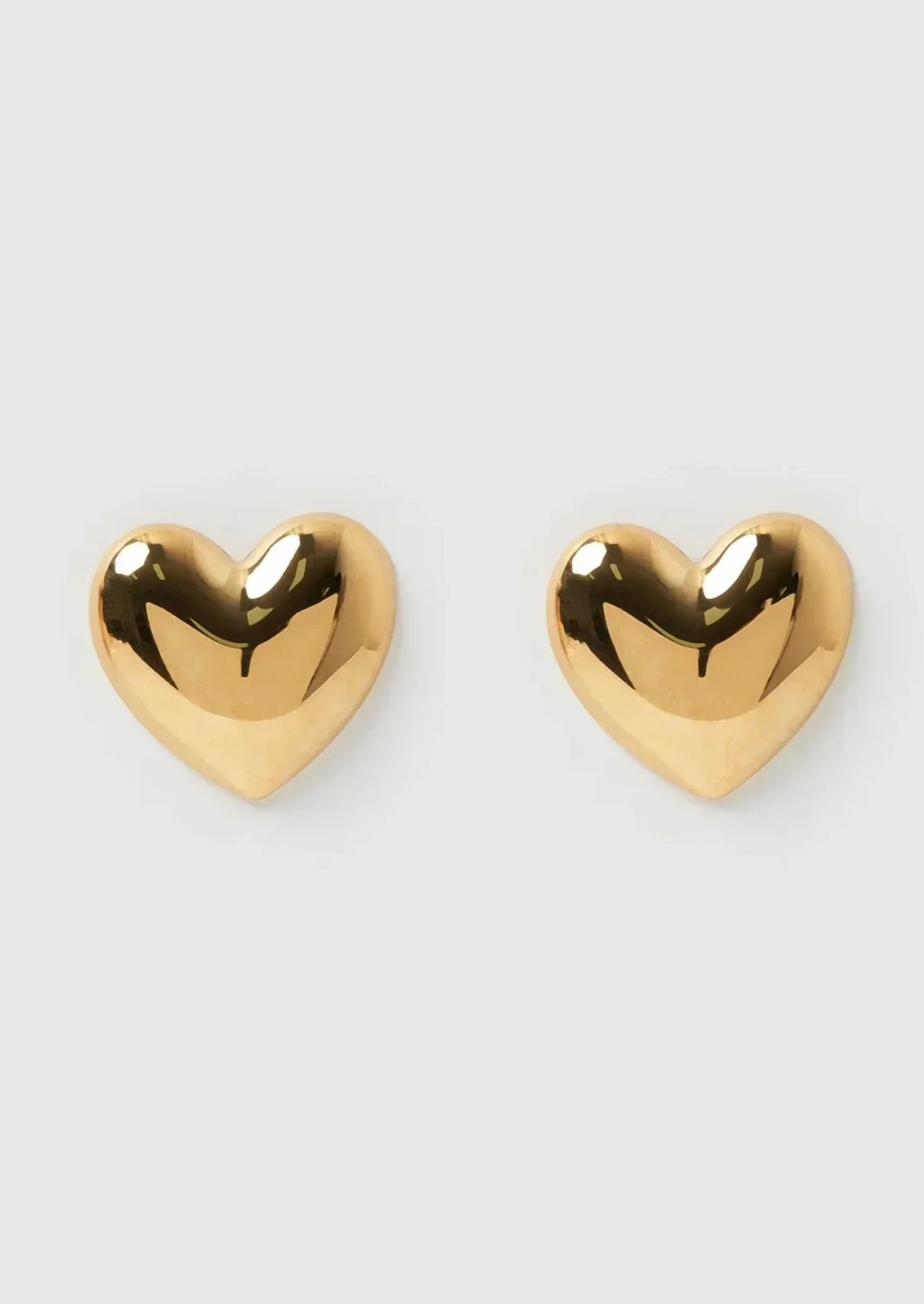 Herzförmige Ohrstecker mit elegantem Design Für Frauen