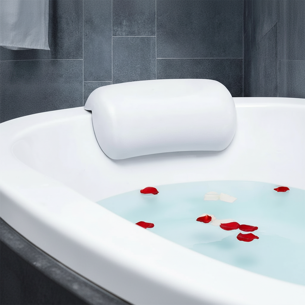 Badewannenkissen mit Saugnapf – Nackenstütze für die Wanne product image 4