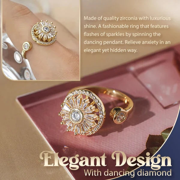 Estina™ Drehbarer Diamantring im schlanken Design [50% Rabatt]