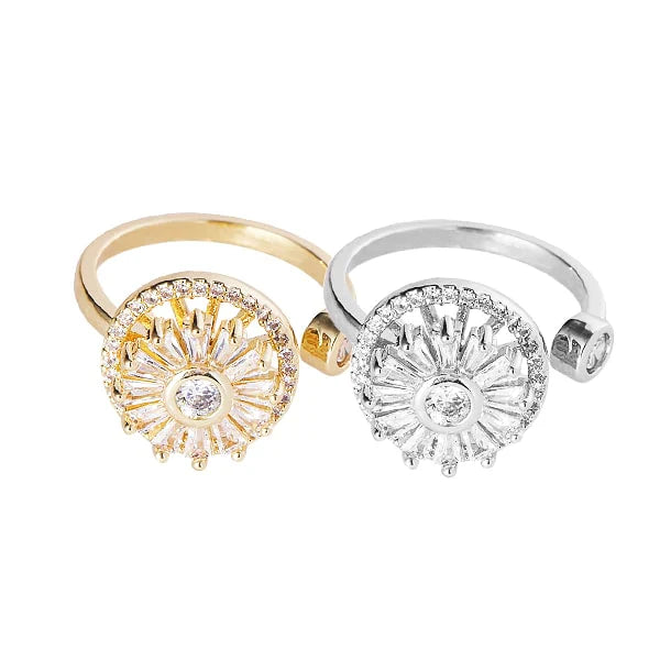 Estina™ Drehbarer Diamantring im schlanken Design [50% Rabatt]