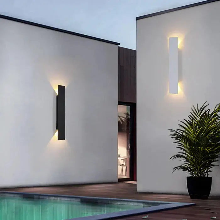 Außen-LED-Wandleuchte mit Auf-Ab-Licht – Wetterfest IP65 product image 3