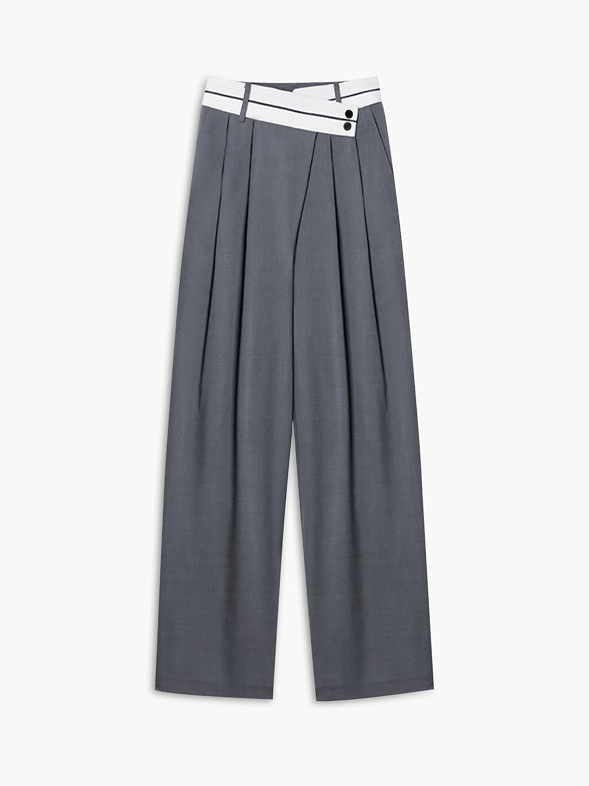Uschi | Weit geschnittene High-Waist Hose