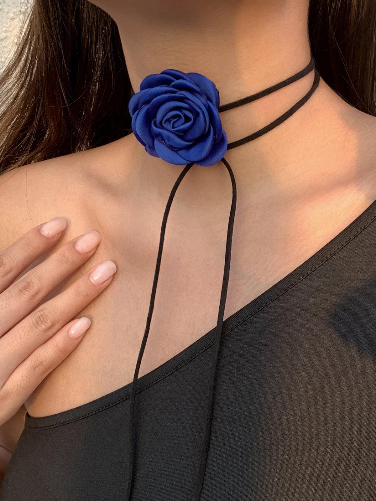 Elegante Bloem Choker Halskette für Damen