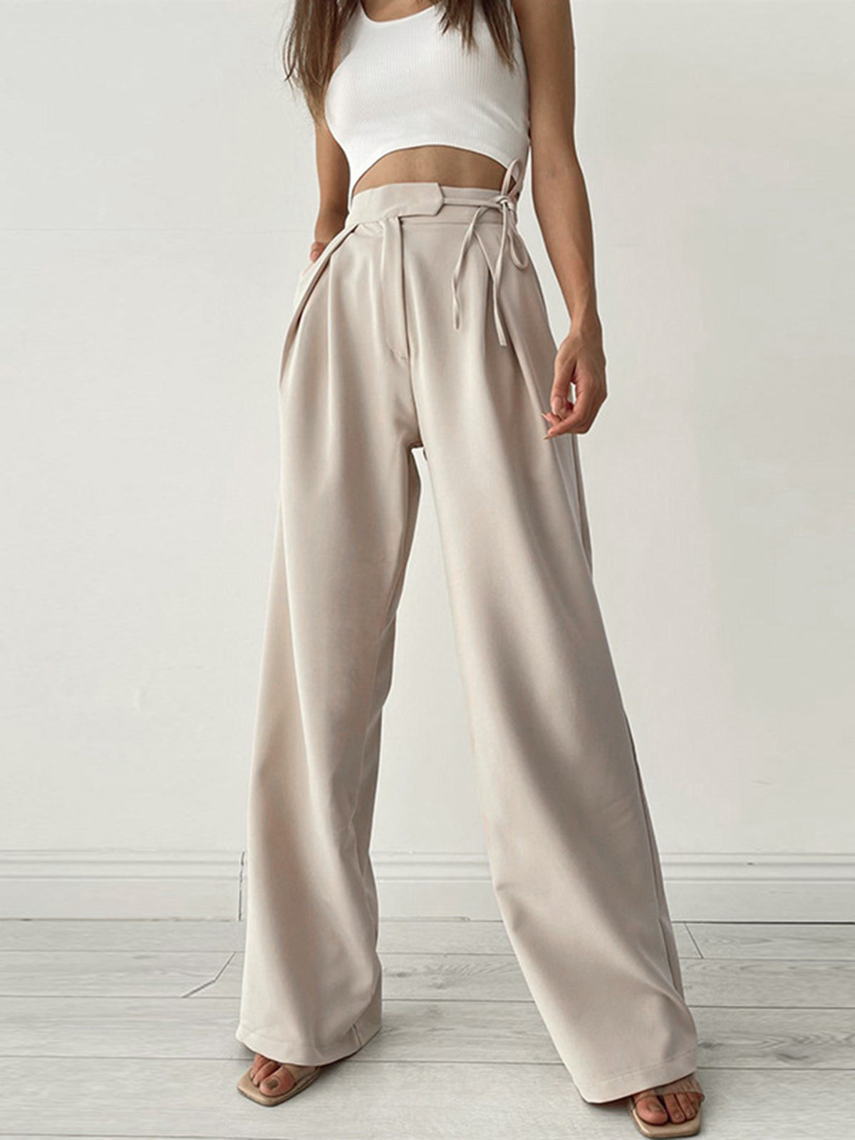Elegante Palazzo Hose mit fließender Silhouette für Frauen