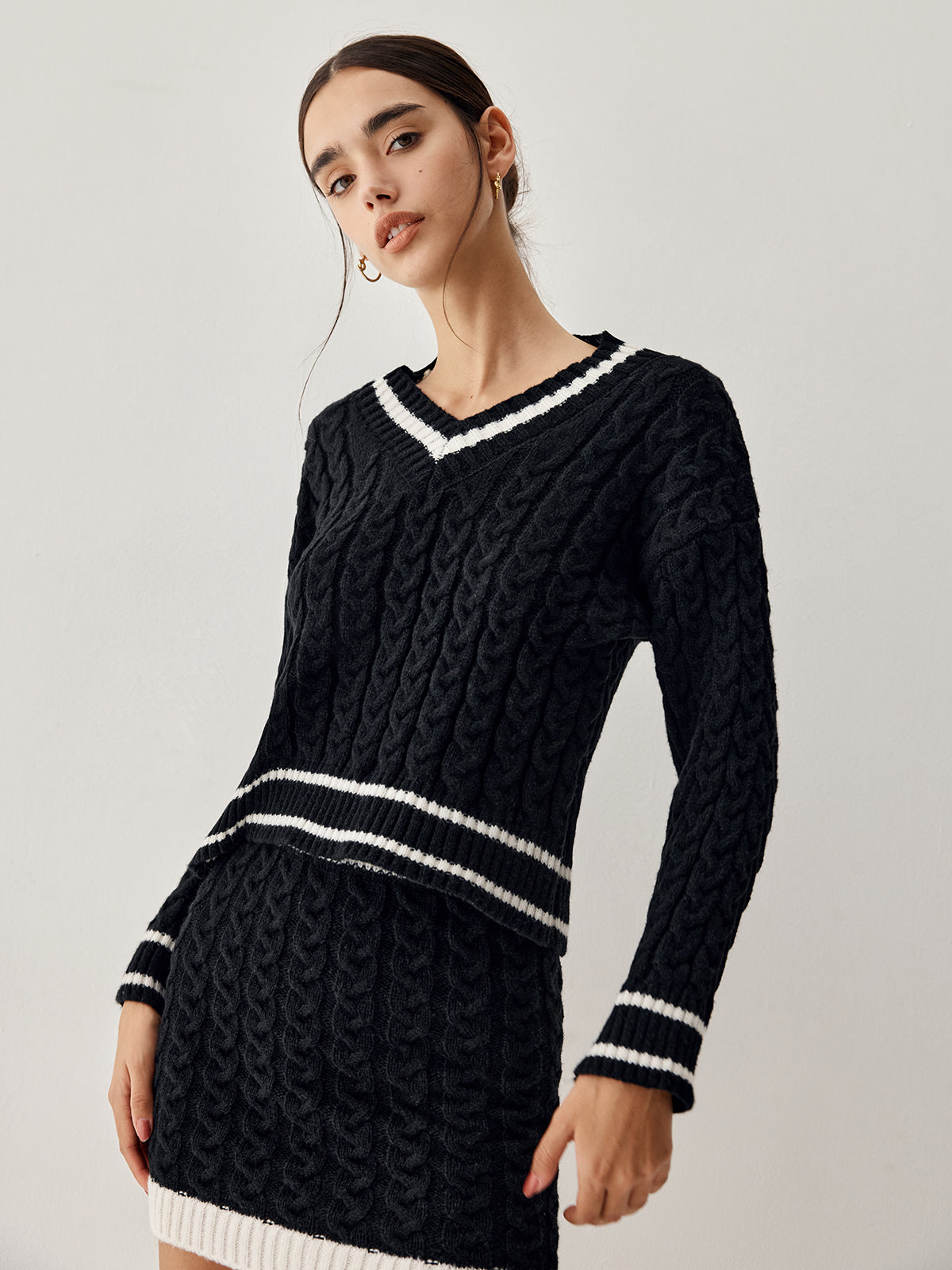 Strickset mit sportlichen mit Komfort und Stil für Frauen