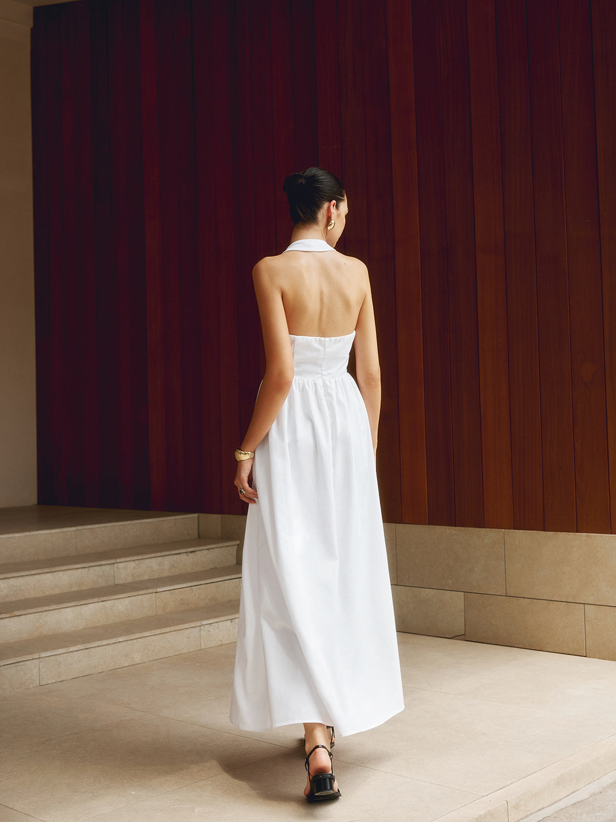 Raffiniertes Elegantes Langkleid Für Frauen