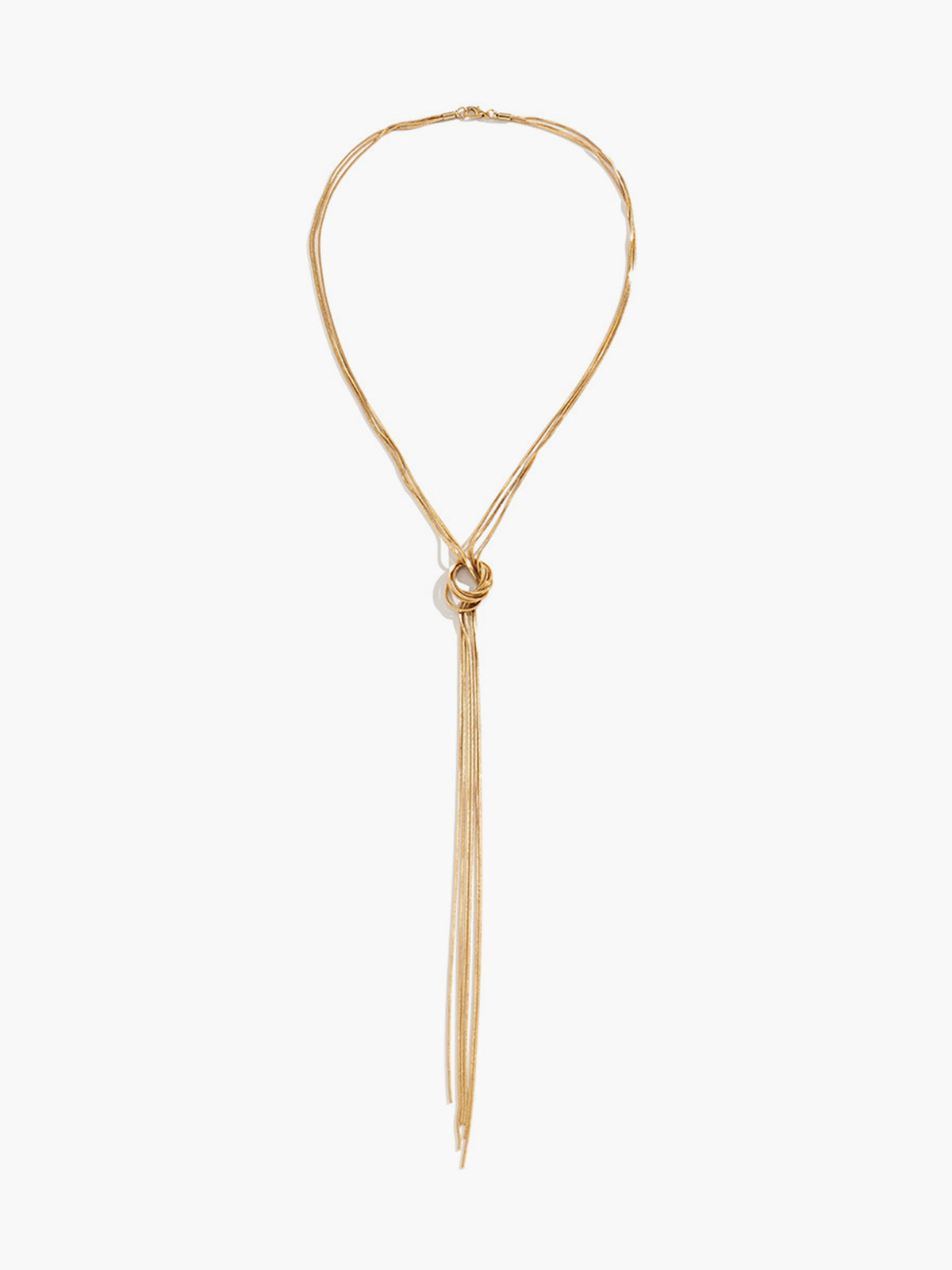 Kurze Halskette mit eleganter Quaste für Damen