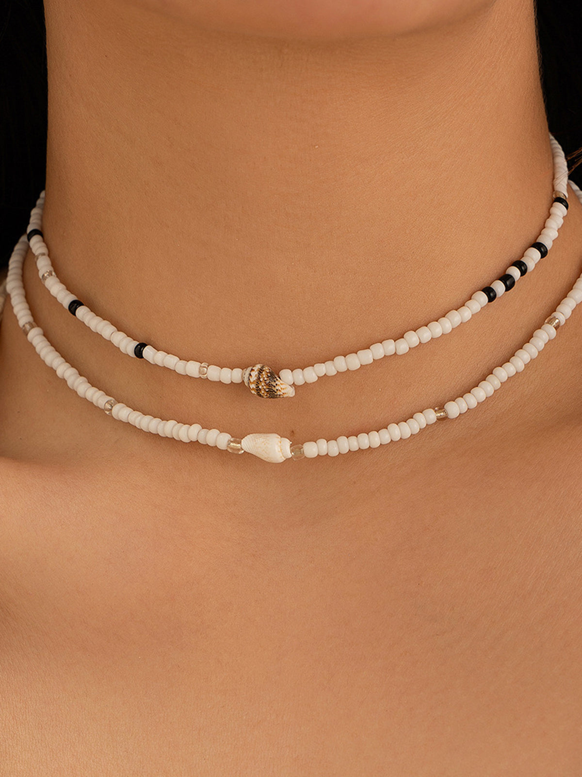 Einzigartige Meeresmuschel Halskette mit Ozean Charme für Damen