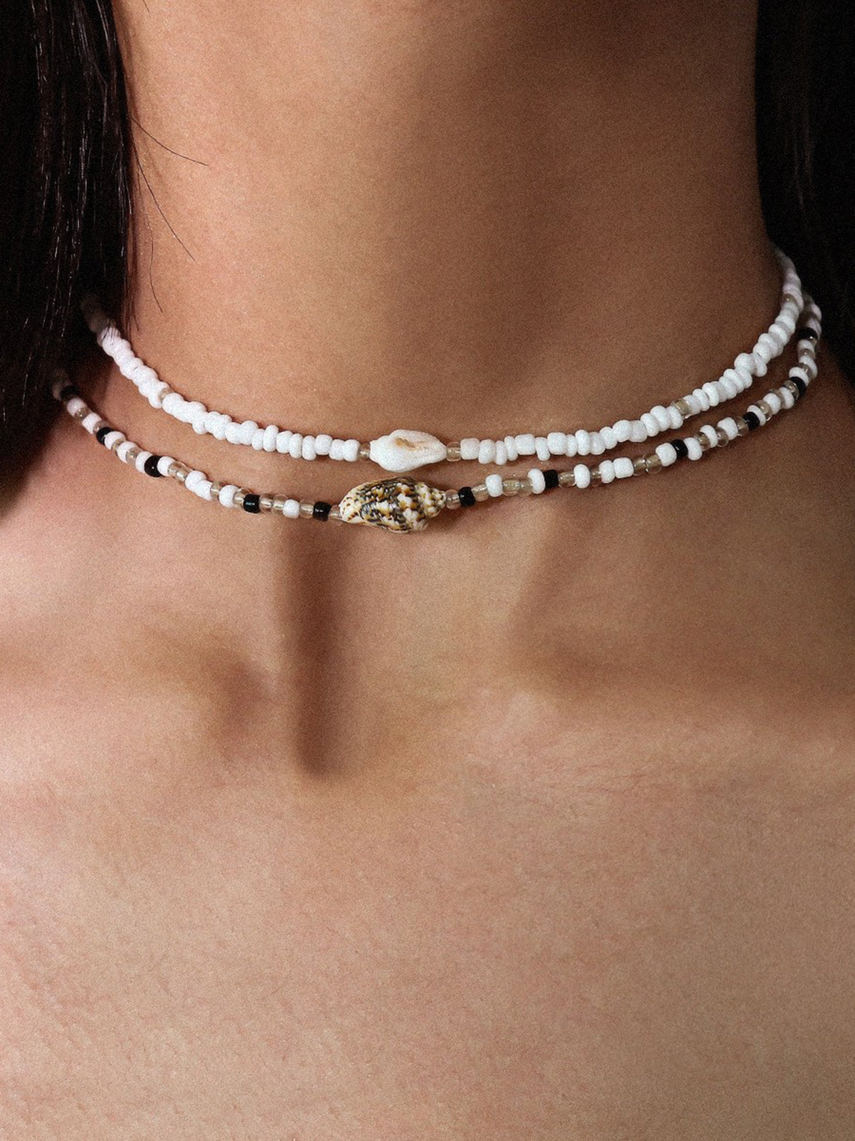 Einzigartige Meeresmuschel Halskette mit Ozean Charme für Damen