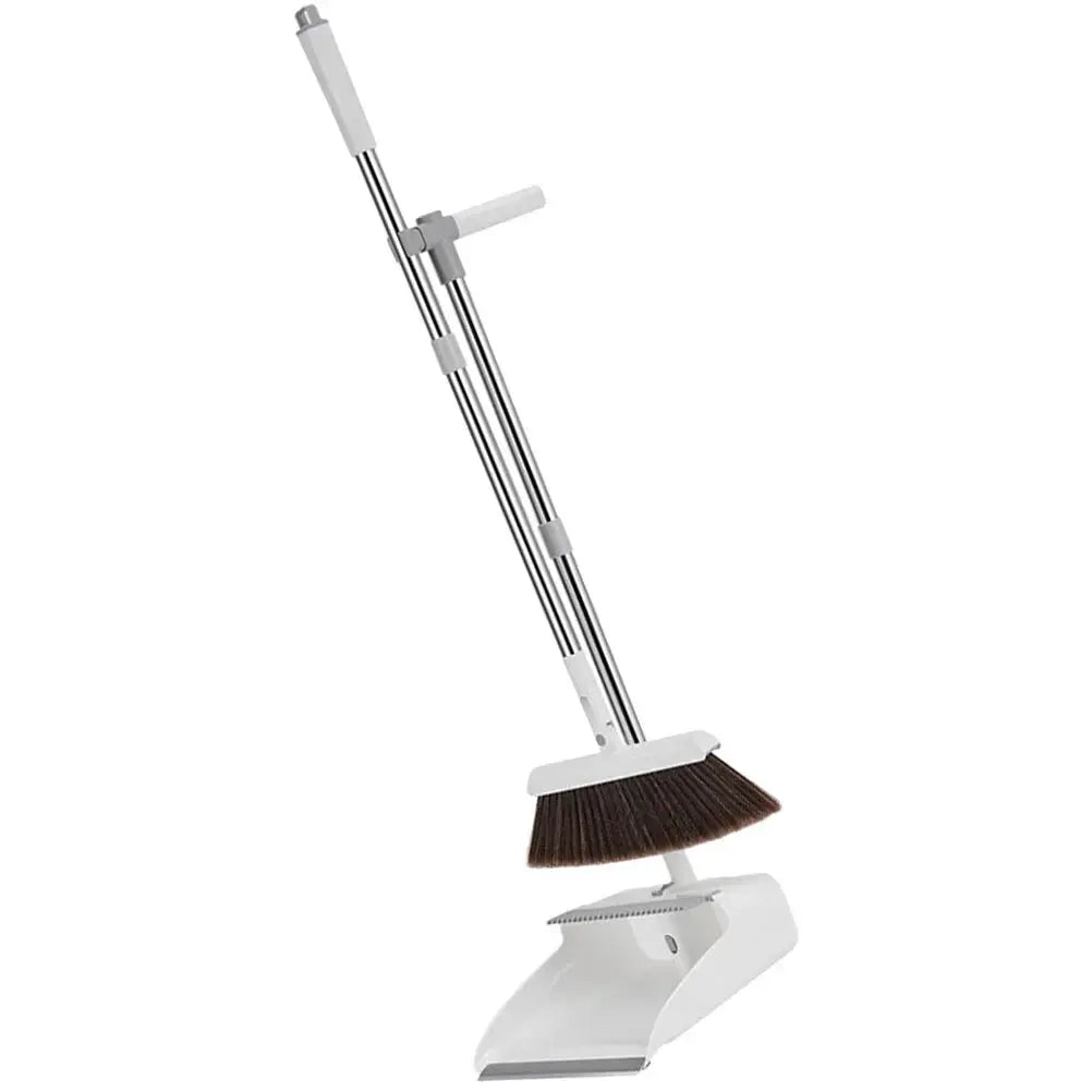 Besen und Kehrschaufel Set – Langer Stiel, Kein Bücken product image 6