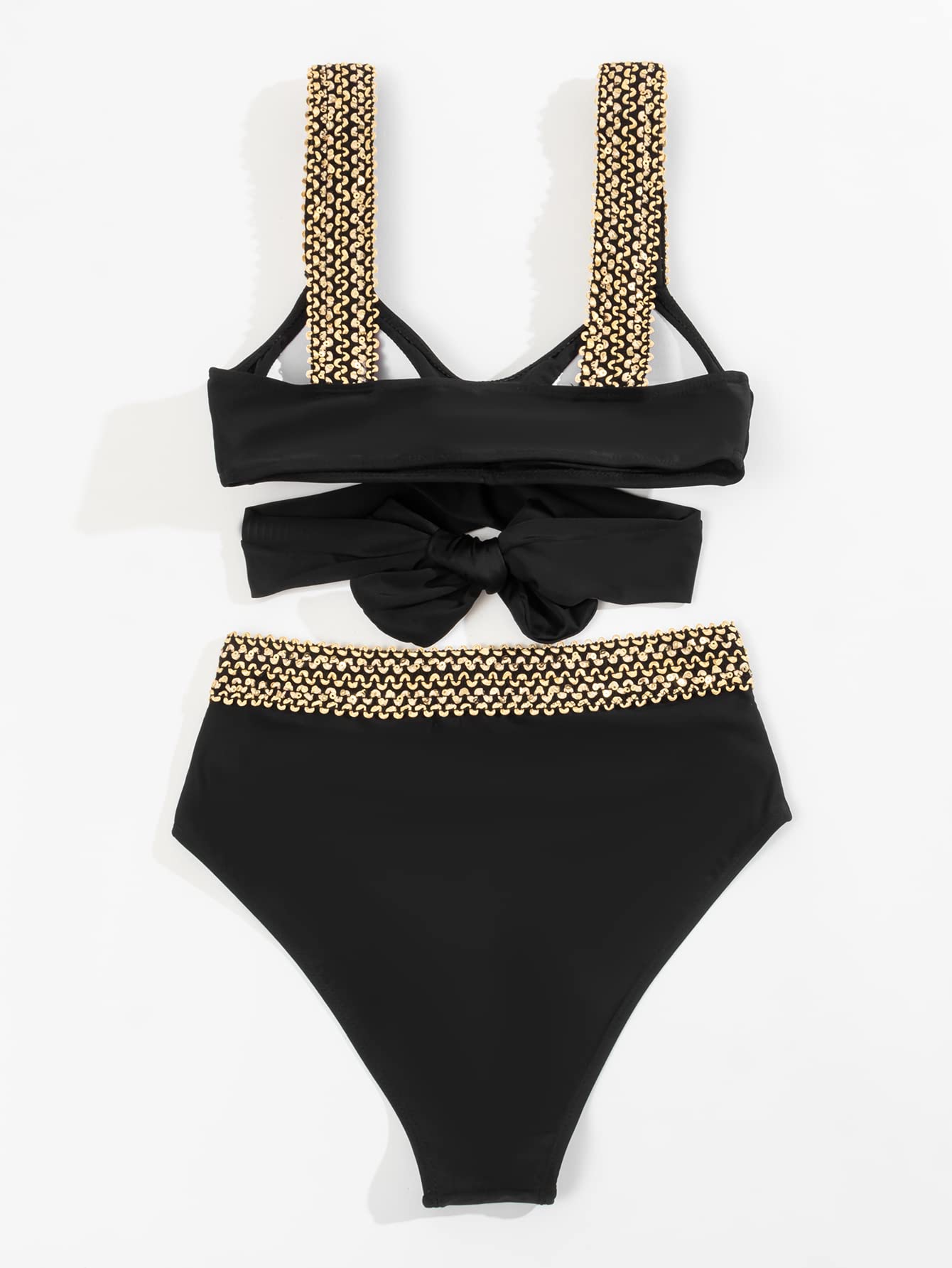 Theona | Bikini Set High Waist Gold