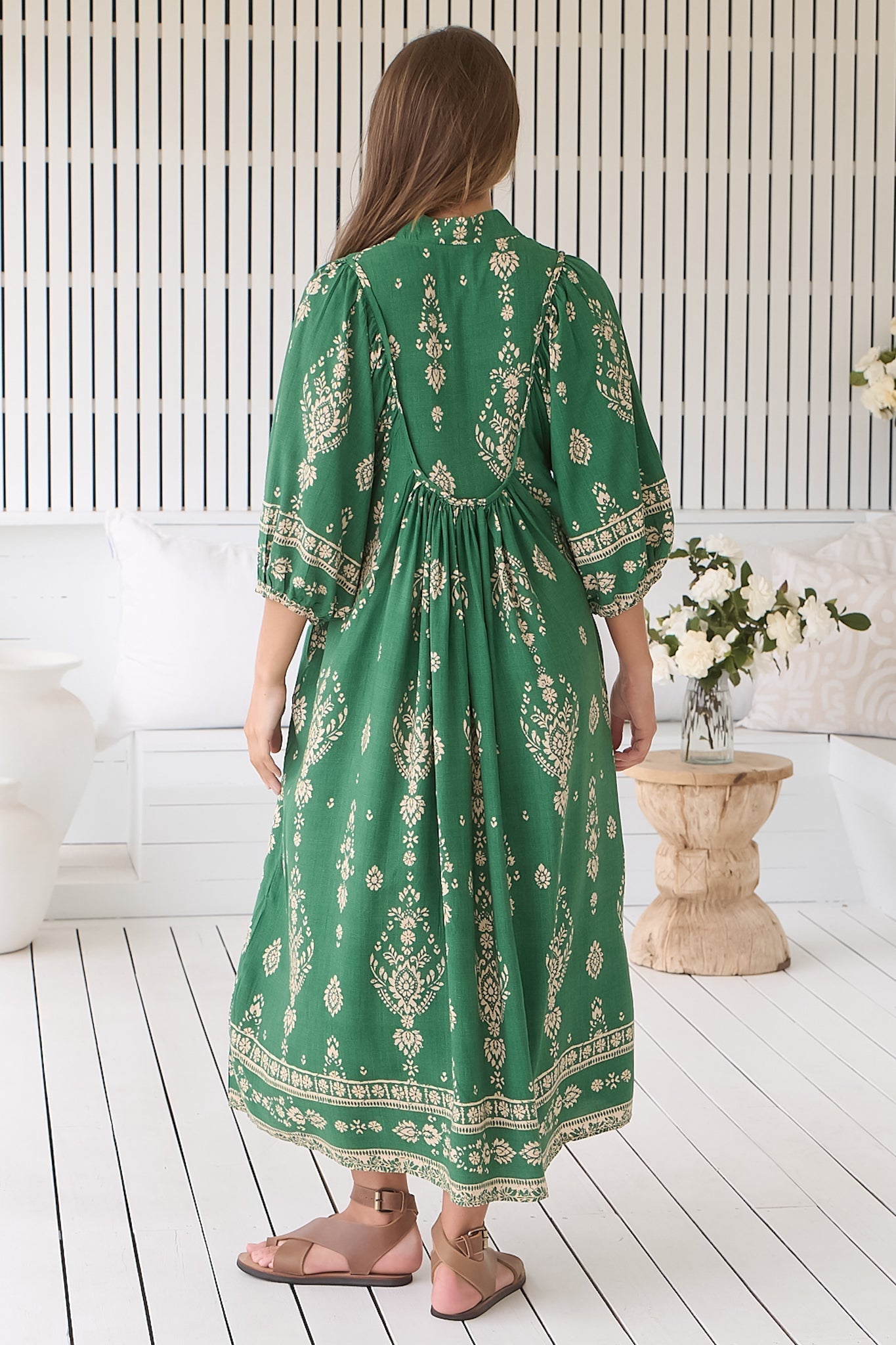 Calanthe | Luftiges Boho Midi Kleid