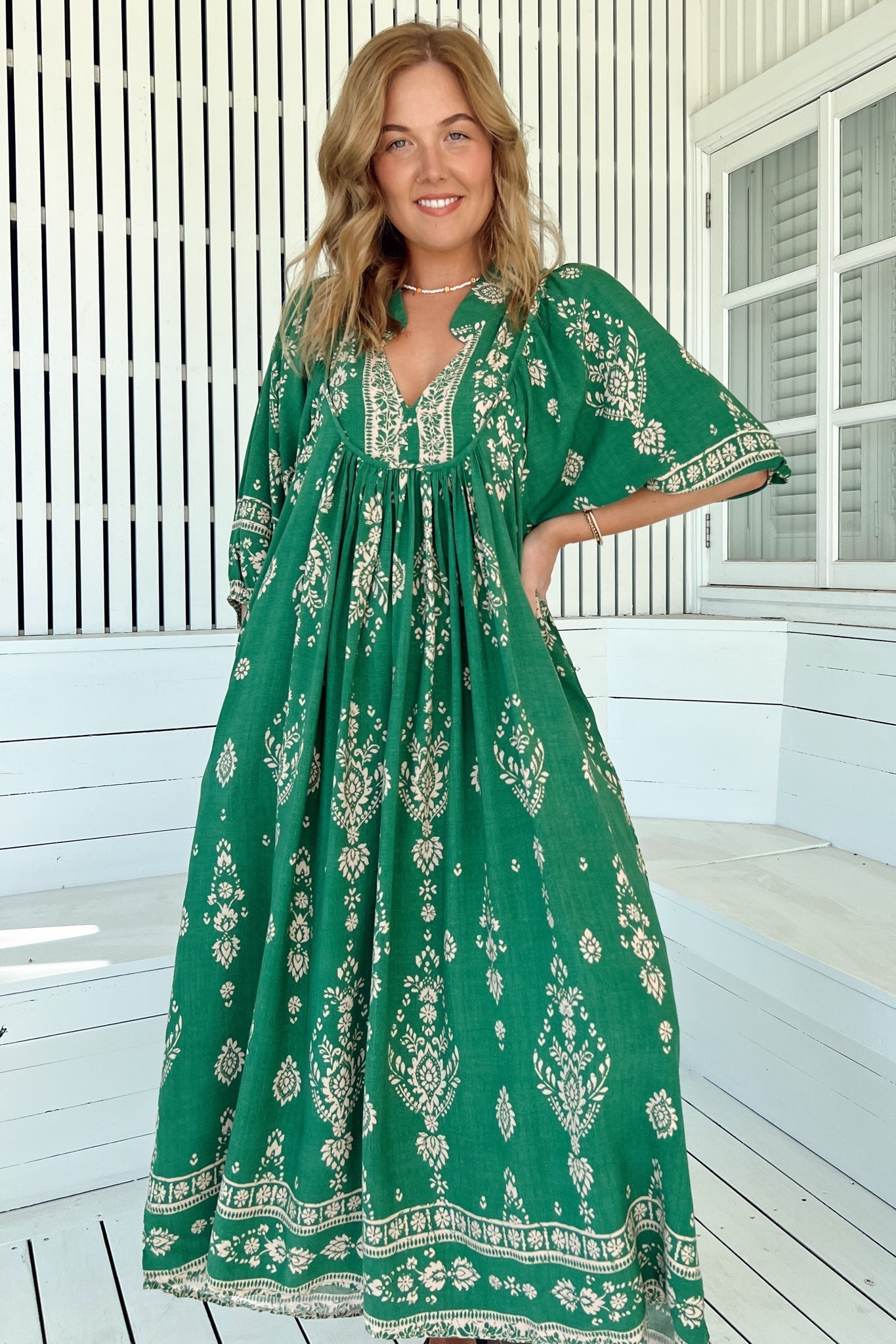 Calanthe | Luftiges Boho Midi Kleid