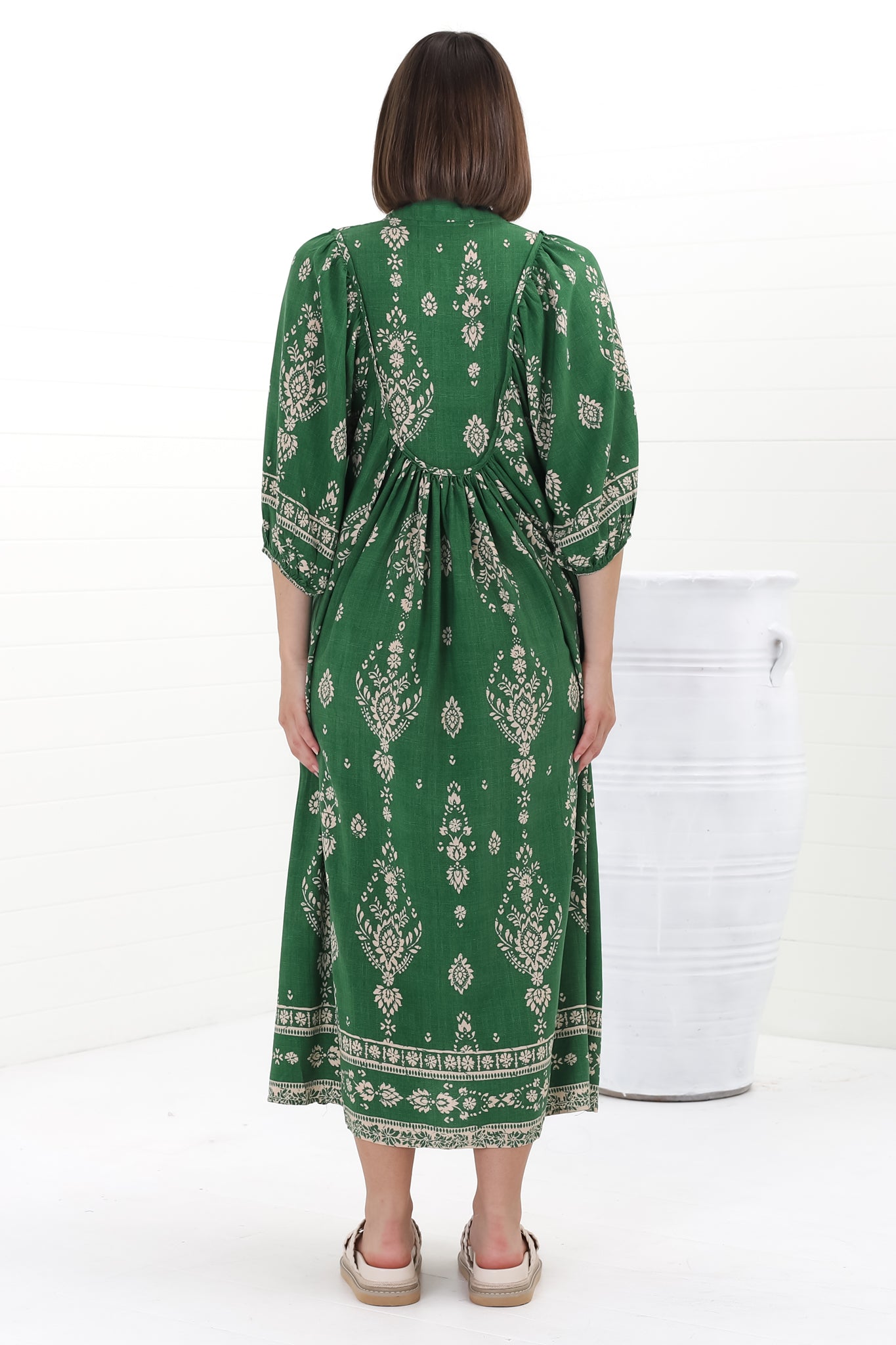 Calanthe | Luftiges Boho Midi Kleid
