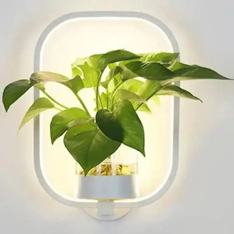 Botanische Wandleuchte mit integriertem Pflanzenelement product image 9