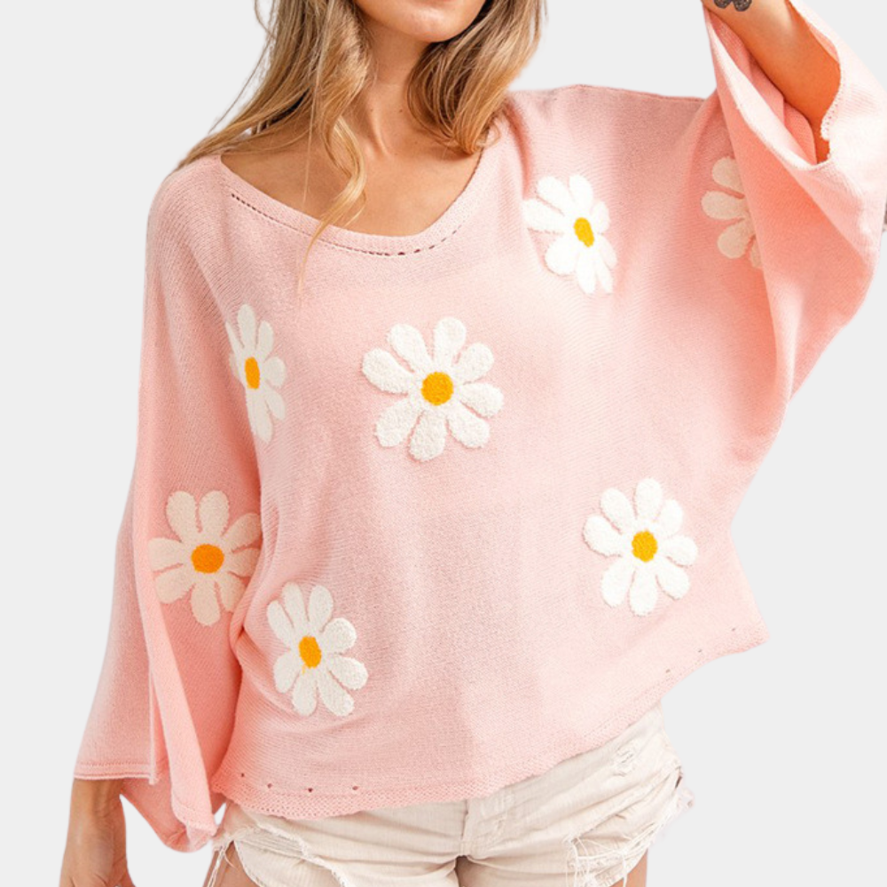 Thessaly | Fröhlicher Schmetterlingspullover Damen