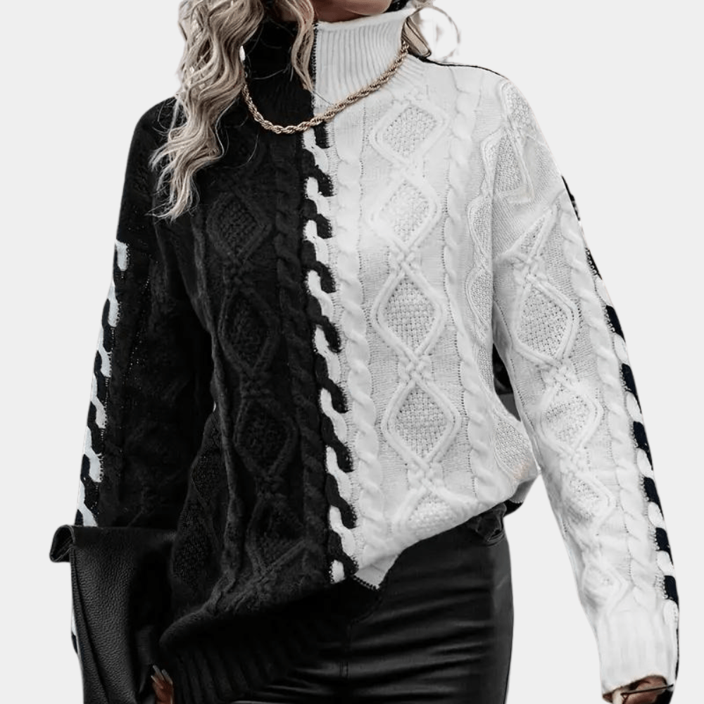 Eleganter Rollkragenpullover Für Raffinierten Winterstil Für Frauen