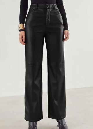Elegante Lederhose mit modernem Flair für Frauen