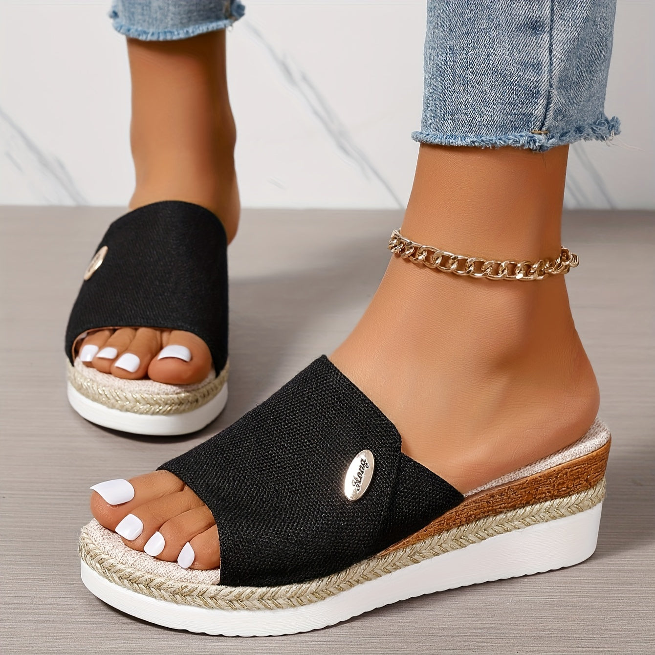 Kaelis | Bequeme Plateau-Sandalen Damen