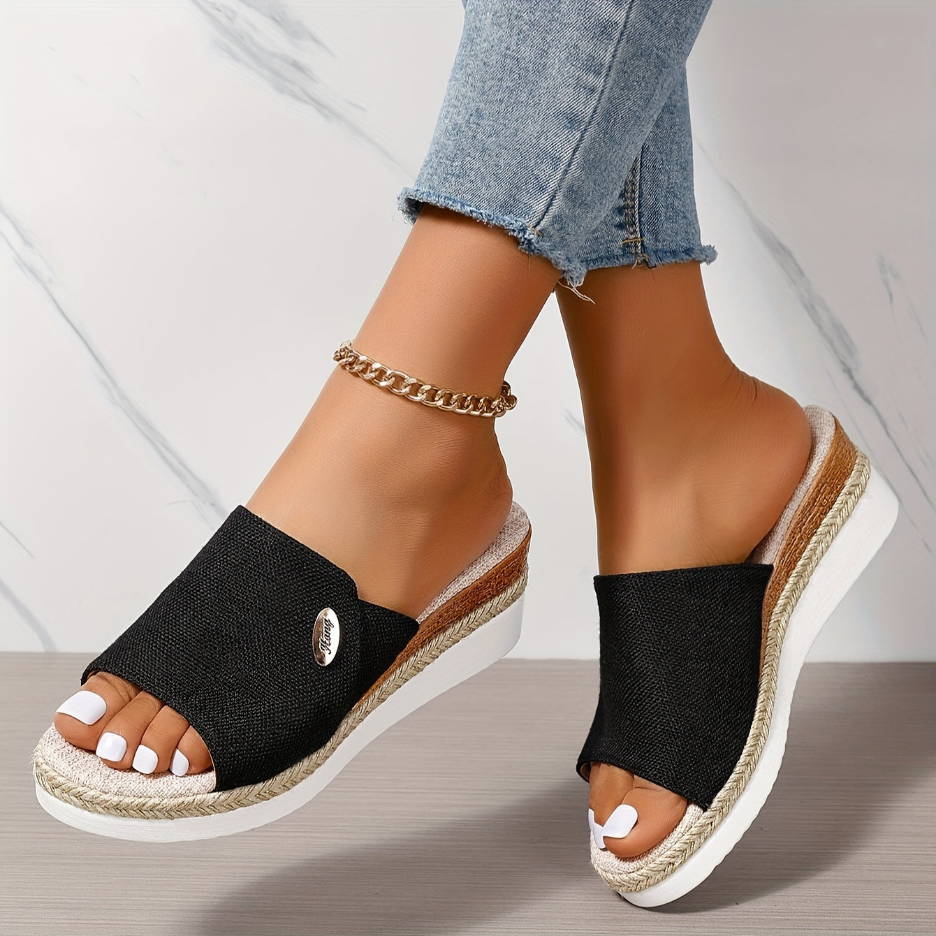 Kaelis | Bequeme Plateau-Sandalen Damen