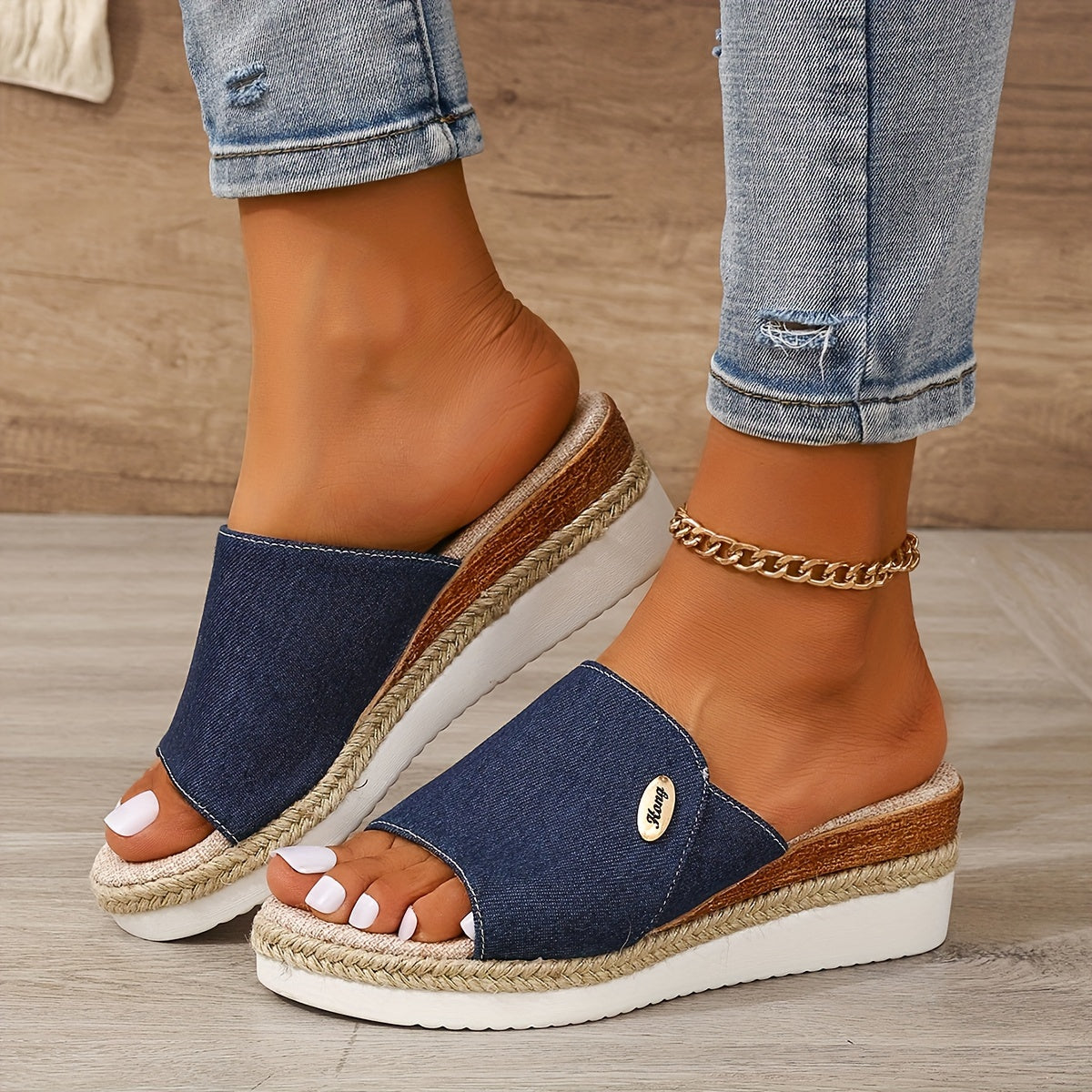 Kaelis | Bequeme Plateau-Sandalen Damen