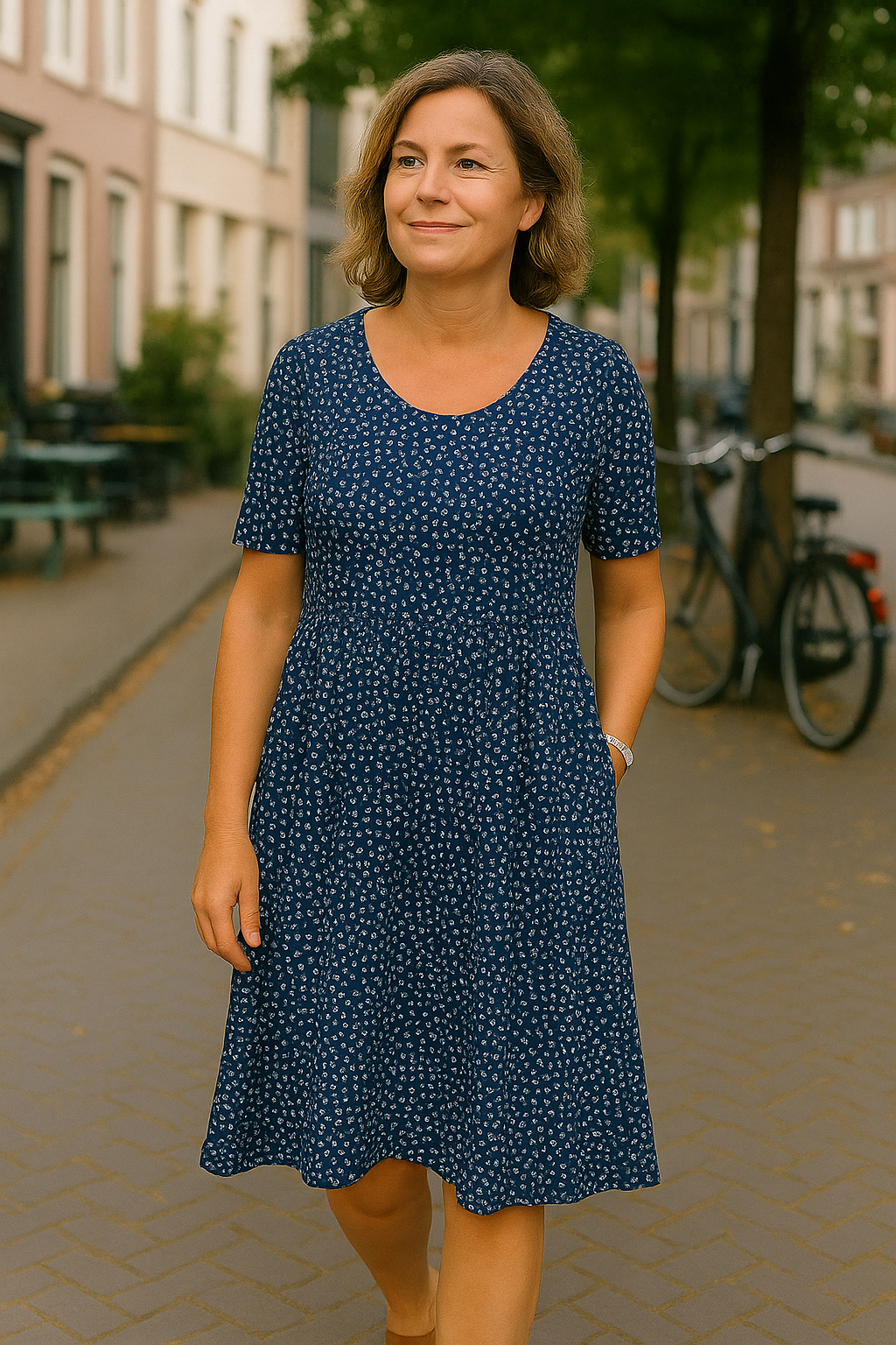 Fayana | Elegantes Kleid mit Bauchbedeckung