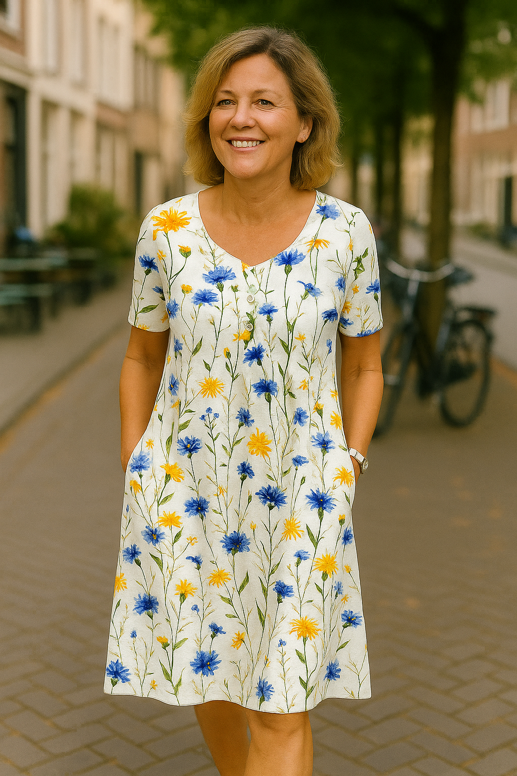 Fayana | Elegantes Kleid mit Bauchbedeckung