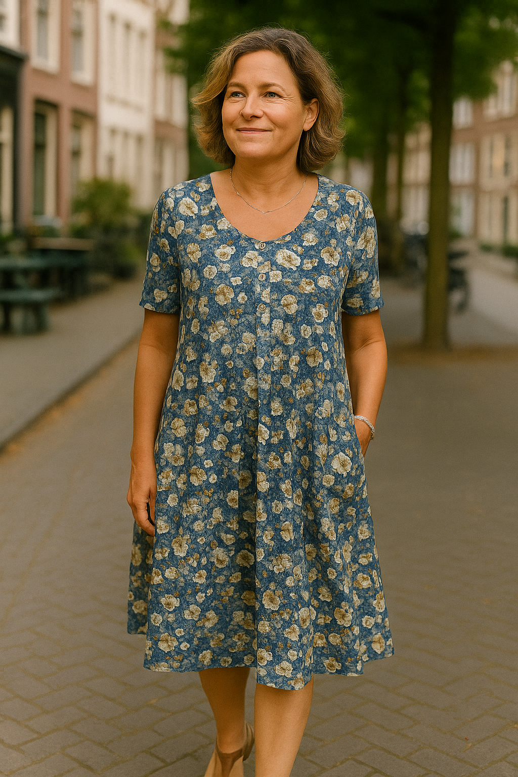Fayana | Elegantes Kleid mit Bauchbedeckung