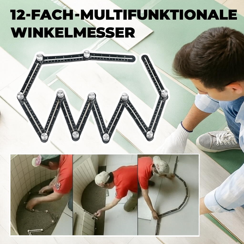 Multifunktionales Winkelmesswerkzeug Lineal für präzise Messungen product image 4