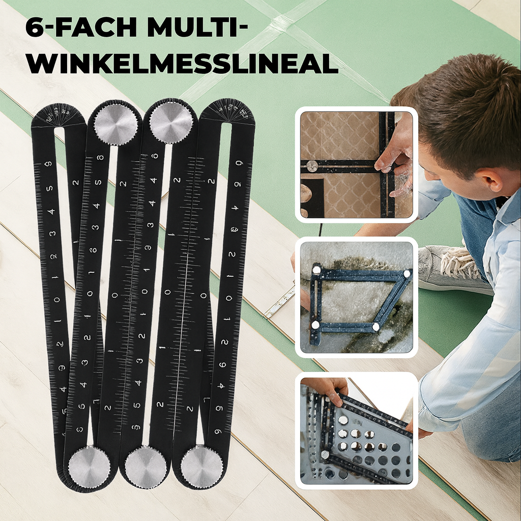 Multifunktionales Winkelmesswerkzeug Lineal für präzise Messungen product image 9