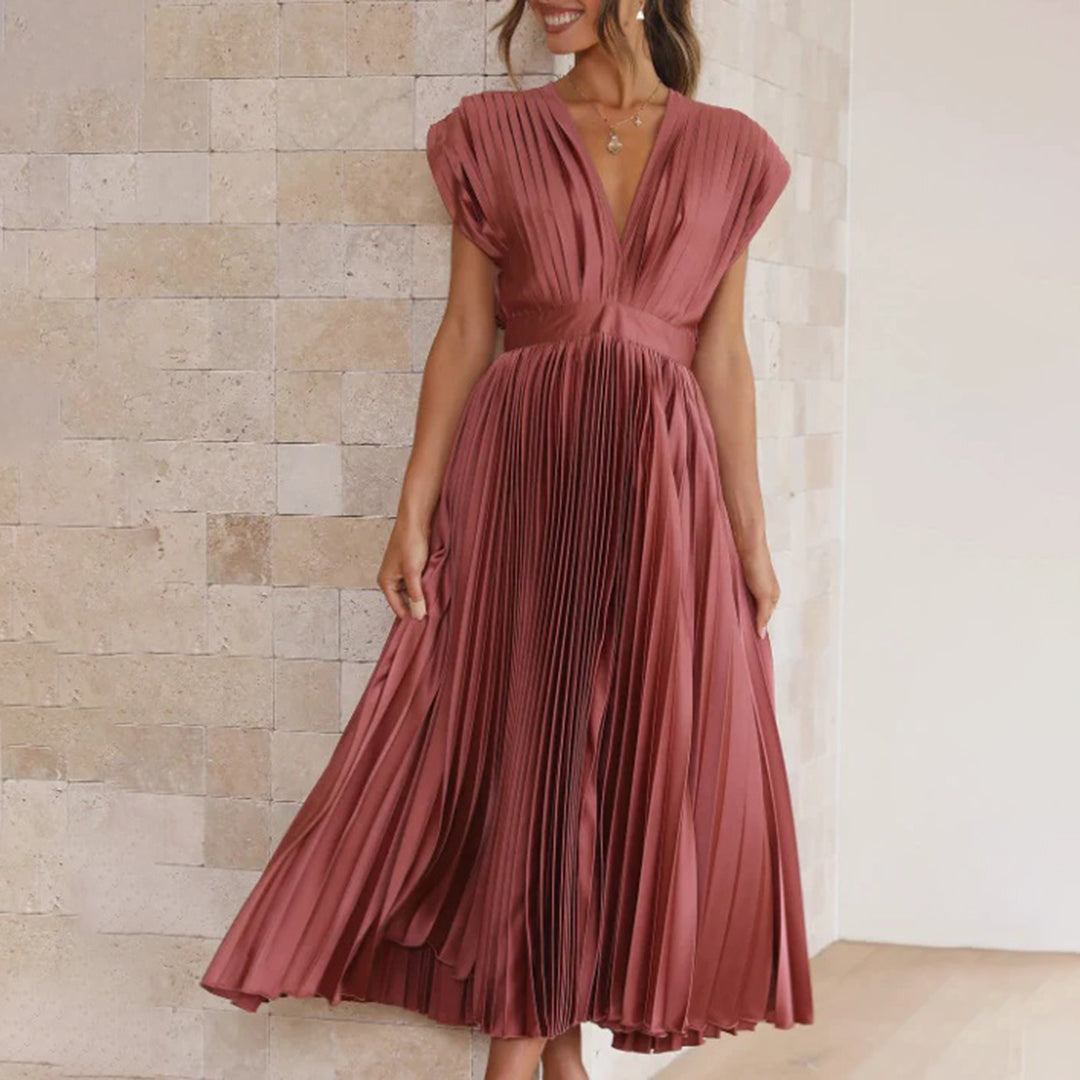 Elegantes zeitloses Kleid Für Frauen