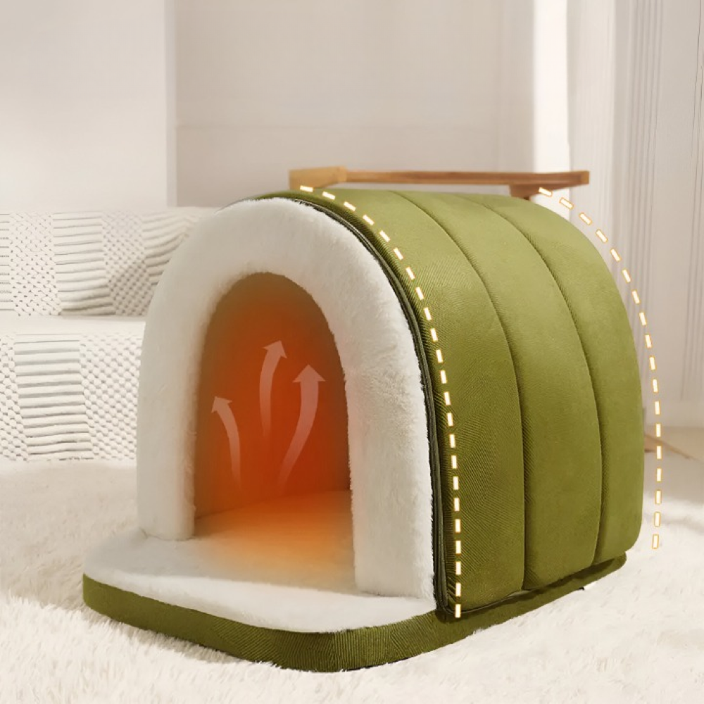 Hundebett Höhle 2-in-1 – Beruhigt Ängstliche Haustiere Natürlich product image 11