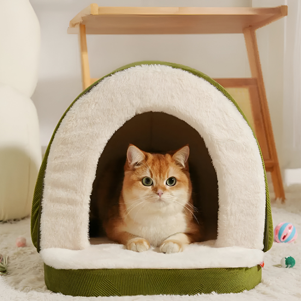 Hundebett Höhle 2-in-1 – Beruhigt Ängstliche Haustiere Natürlich product image 5