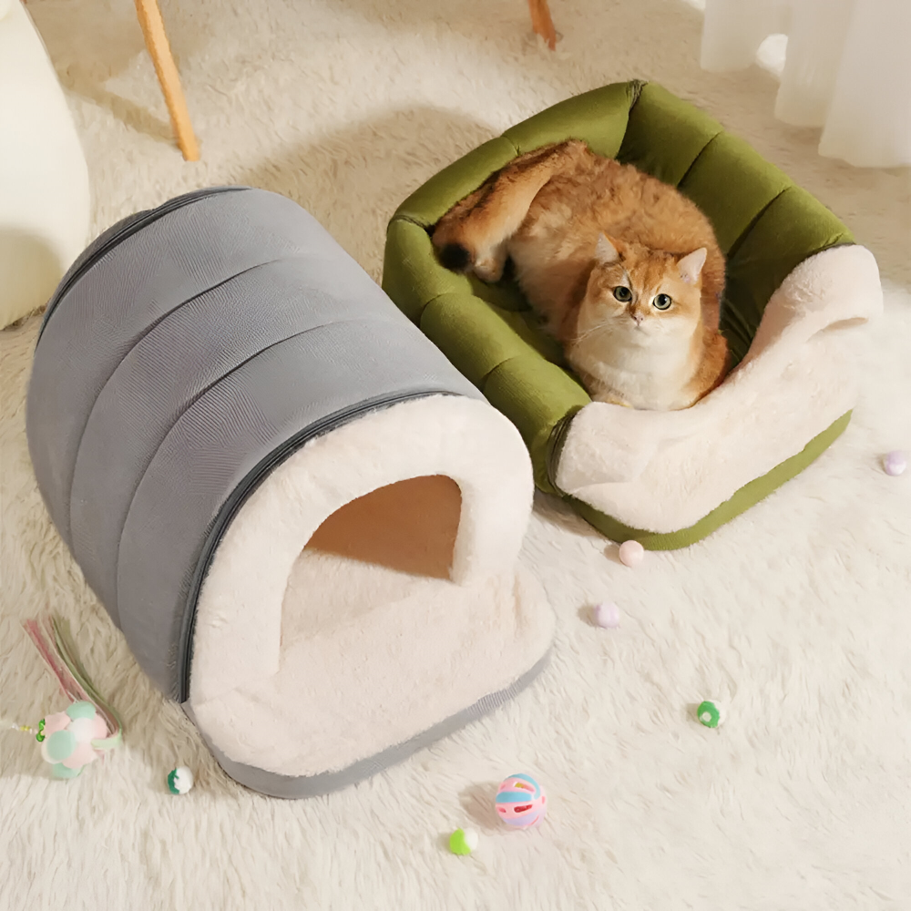 Hundebett Höhle 2-in-1 – Beruhigt Ängstliche Haustiere Natürlich product image 6