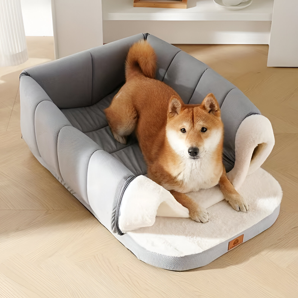 Hundebett Höhle 2-in-1 – Beruhigt Ängstliche Haustiere Natürlich product image 7