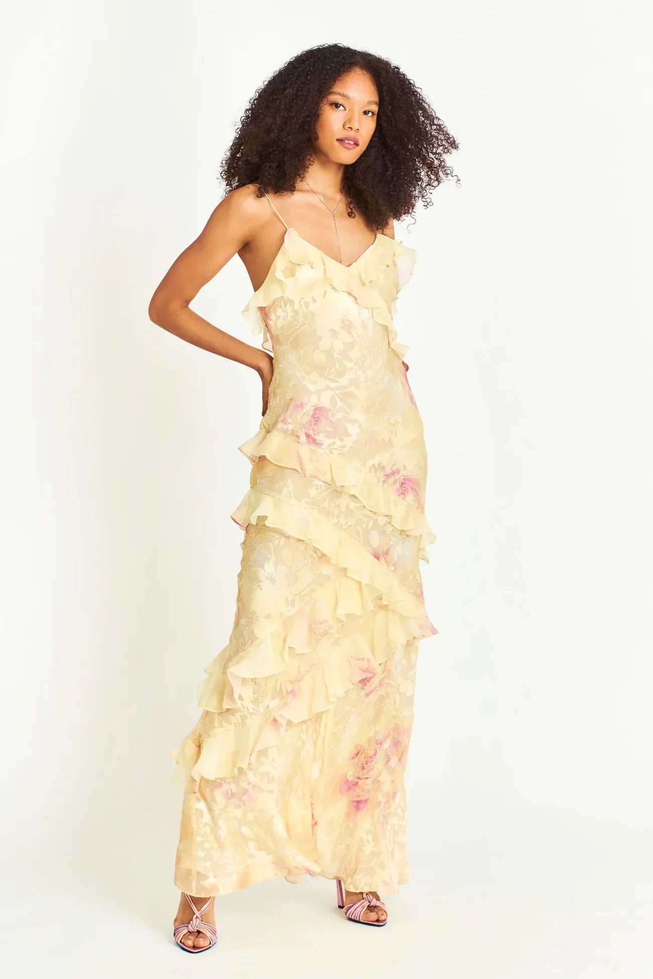 Ärmelloses langes Kleid mit elegantem Design Für Frauen