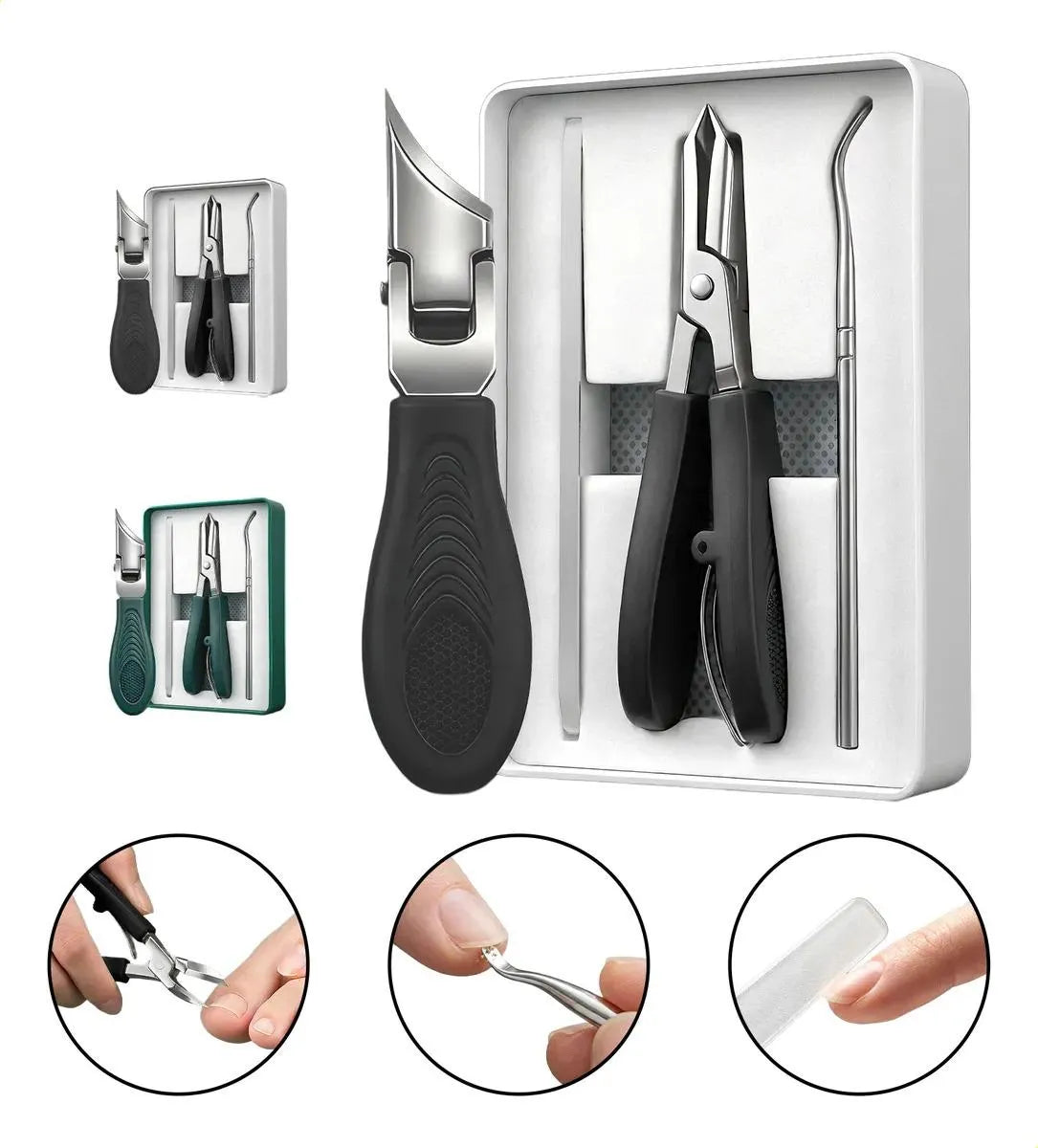 Nagelpflege Set Edelstahl Präzise Zange Für Dicke Nägel product image 1