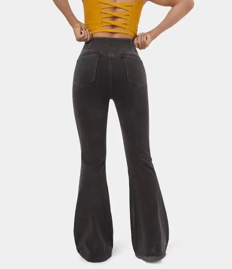 Maxim™ – Damen High-Waist Stretch-Jeans mit modernem, schmeichelhaftem Schlag [50 % Rabatt]