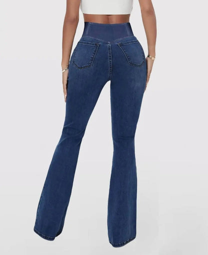 Maxim™ – Damen High-Waist Stretch-Jeans mit modernem, schmeichelhaftem Schlag [50 % Rabatt]