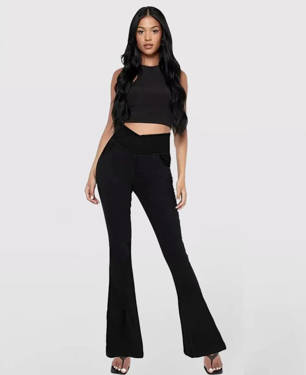 Maxim™ – Damen High-Waist Stretch-Jeans mit modernem, schmeichelhaftem Schlag [50 % Rabatt]